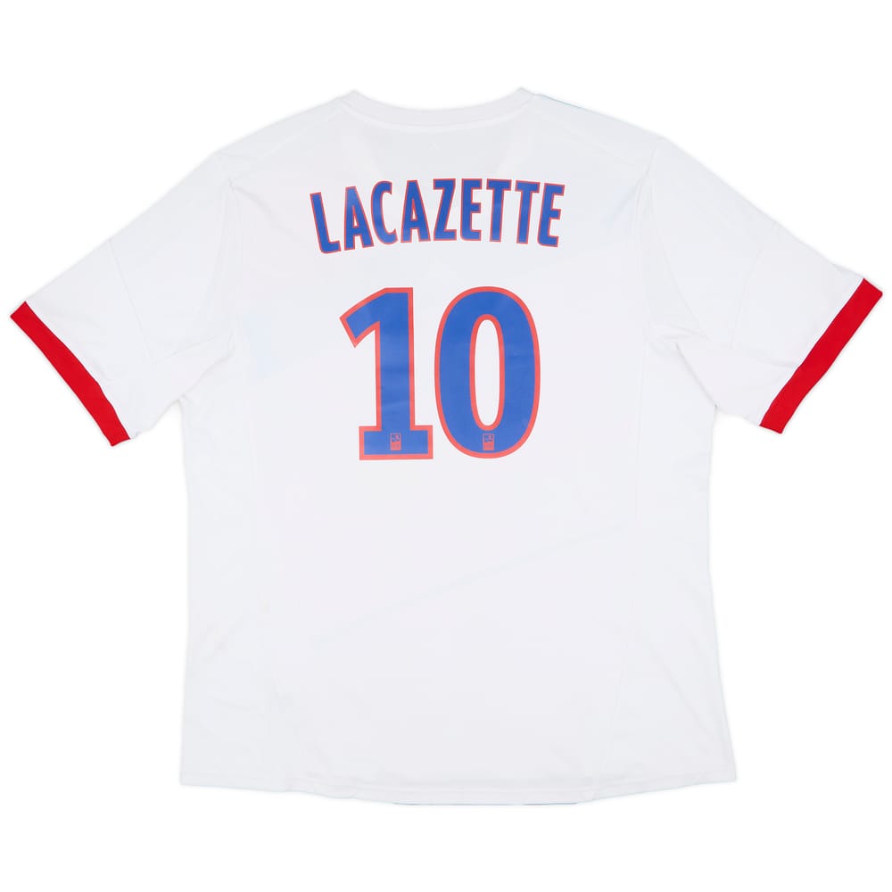 2012-13 Lyon Home Shirt Lacazette #10 - 6/10 - (XXL)