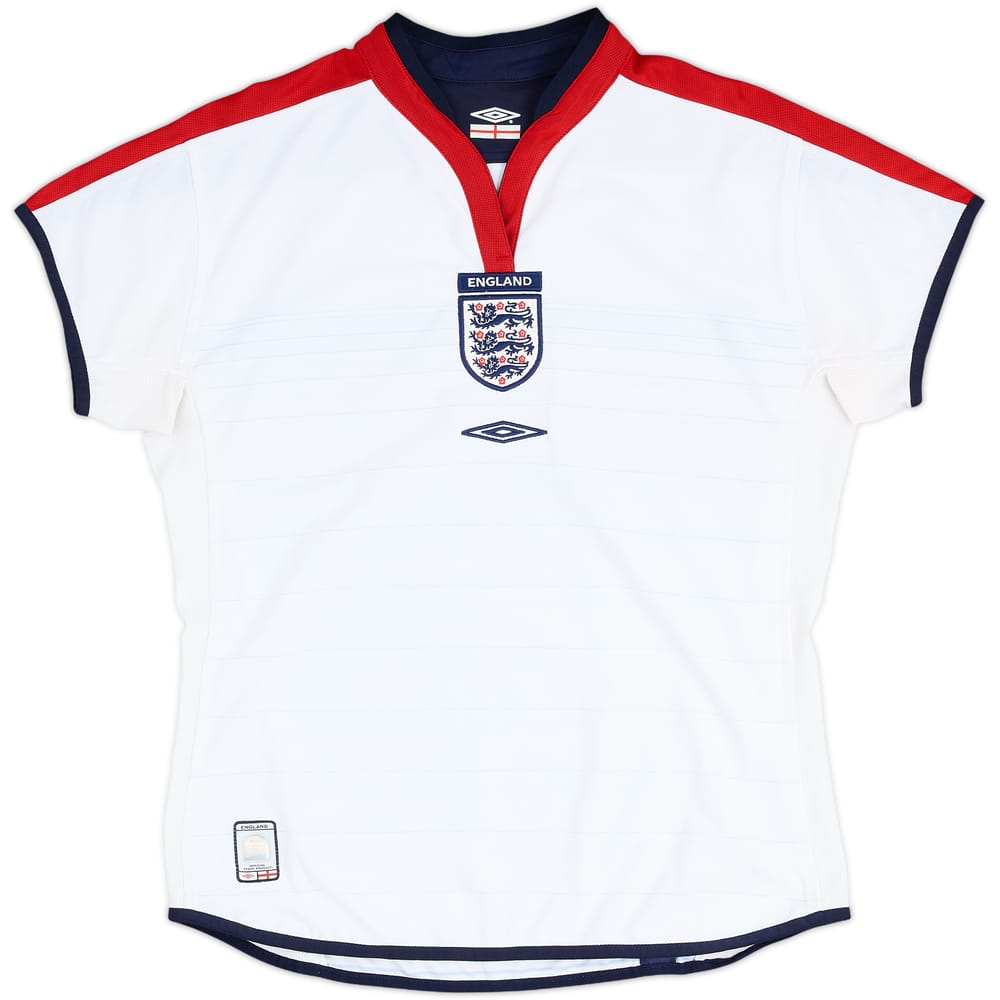 2003-05 England Home Shirt - 7/10 - (Women's M)