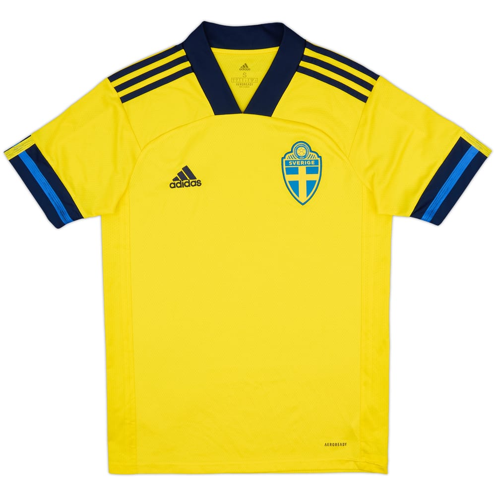 2020-21 Sweden Home Shirt - 10/10 - (S)