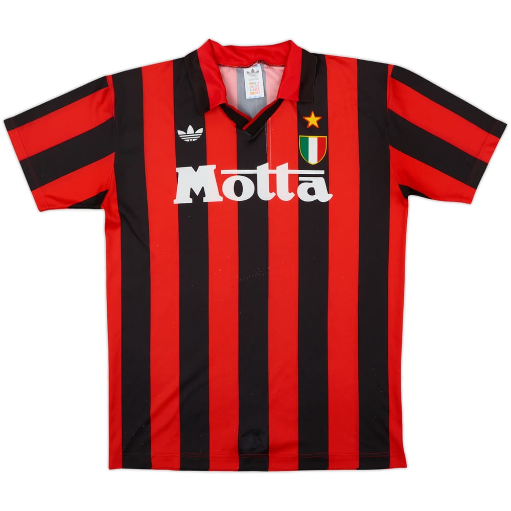 1992-93 AC Milan Home Shirt - 7/10 - (M)
