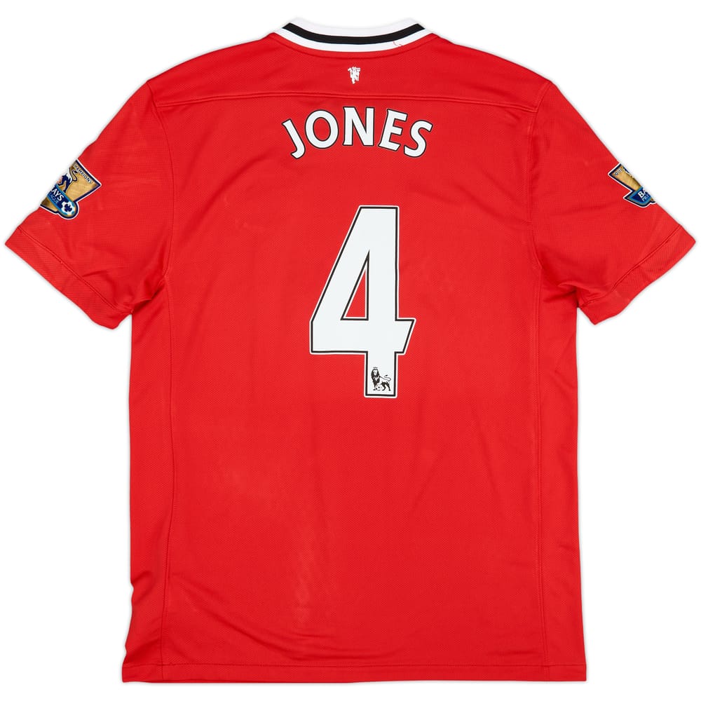 Camiseta de local del Manchester United 2011-12 Jones #4 - 8/10 - (L)