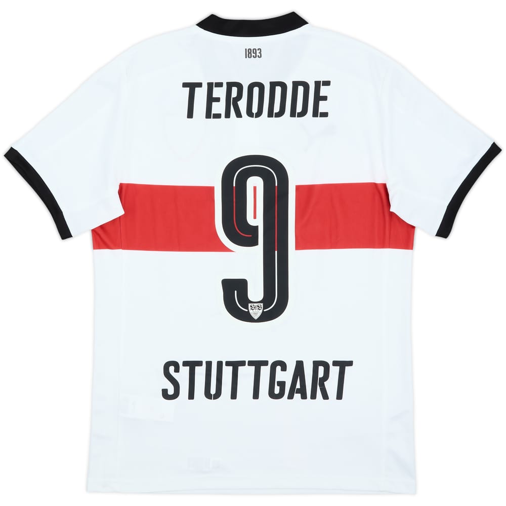 2017-18 Stuttgart Home Shirt Terodde #9 (S)