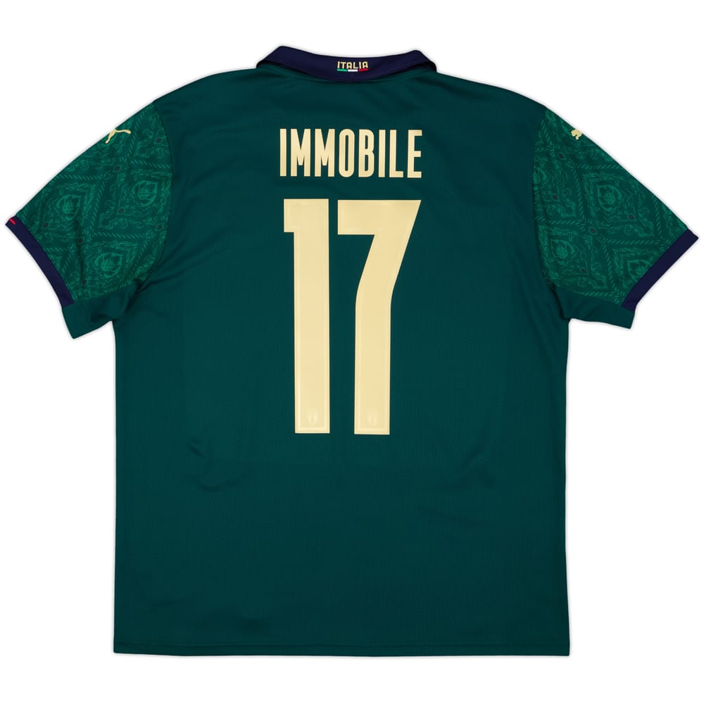 Camiseta de la tercera equipación de Italia 2019-20 Immobile #17 - 10/10 - (L)