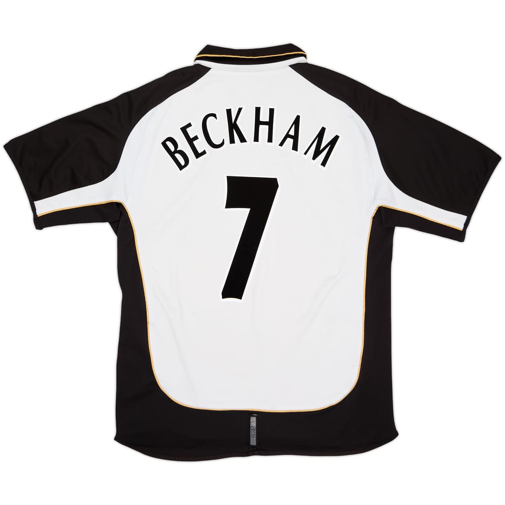 2001-02 Manchester United Centenary Away/Third Shirt Beckham #7 - 6/10 - (XL)
