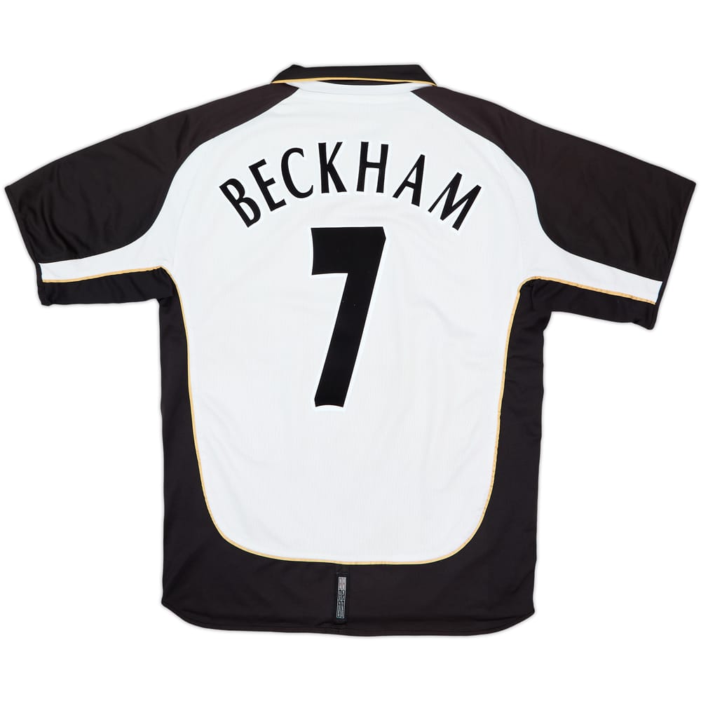 Camiseta de visitante/tercera equipación Centenario del Manchester United 2001-02 Beckham #7 - 5/10 - (L)