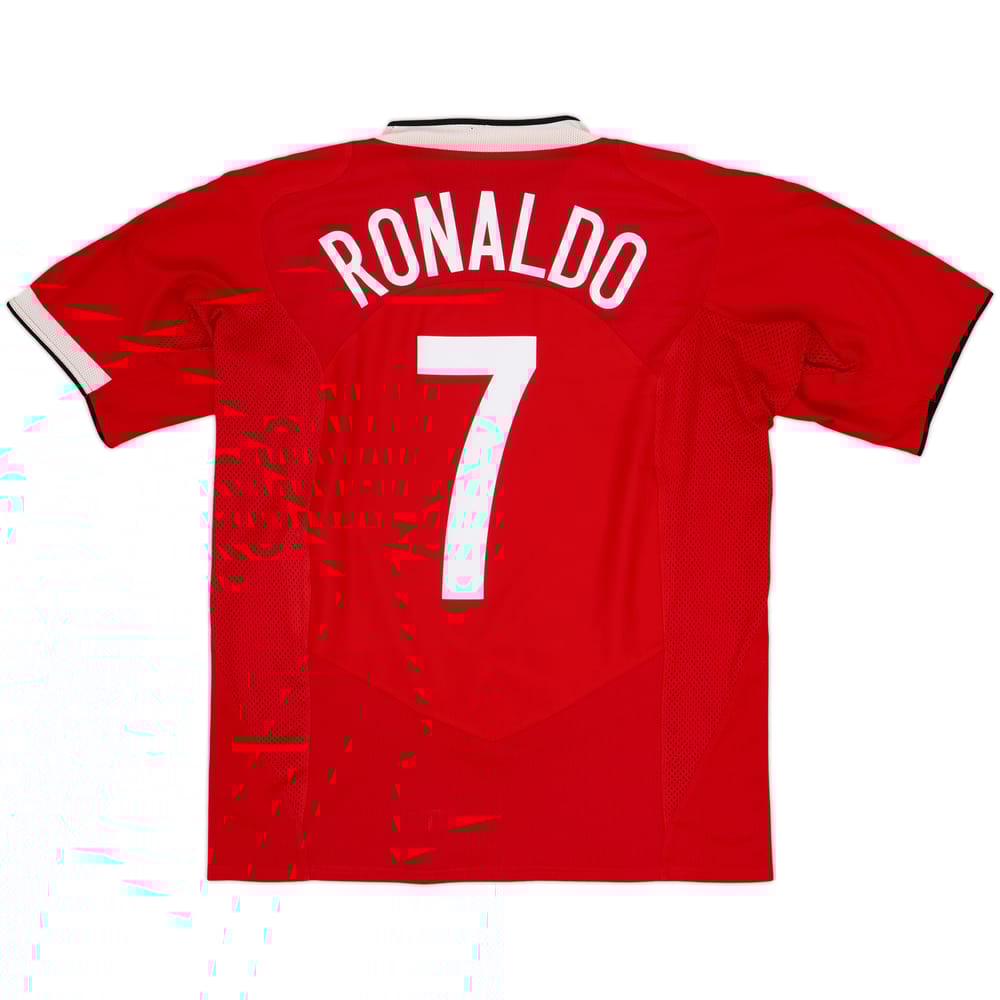 2004-06 Manchester United Home Shirt Ronaldo #7 - 7/10 - (L)