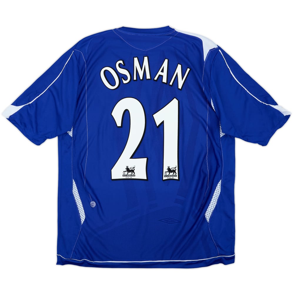 2006-07 Everton Home Shirt Osman #21 - 7/10 - (L)