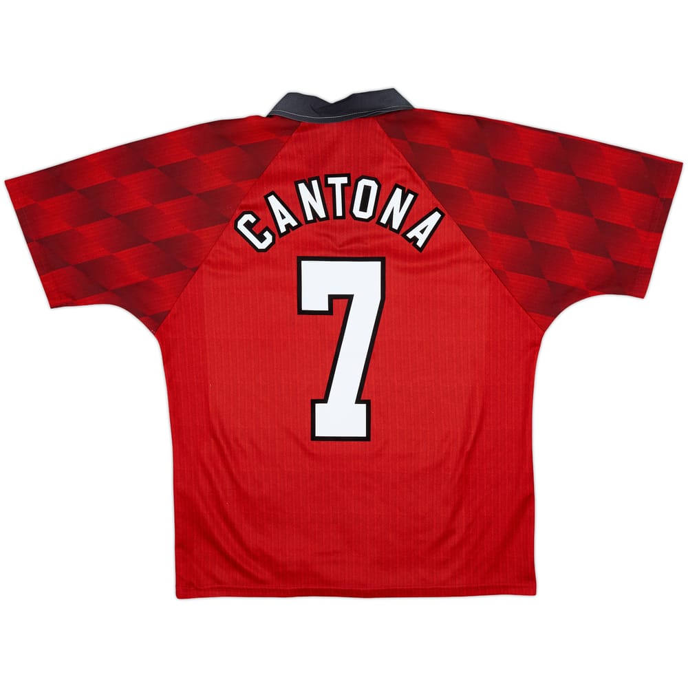 1996-98 Manchester United Home Shirt Cantona #7 - 6/10 - (M)