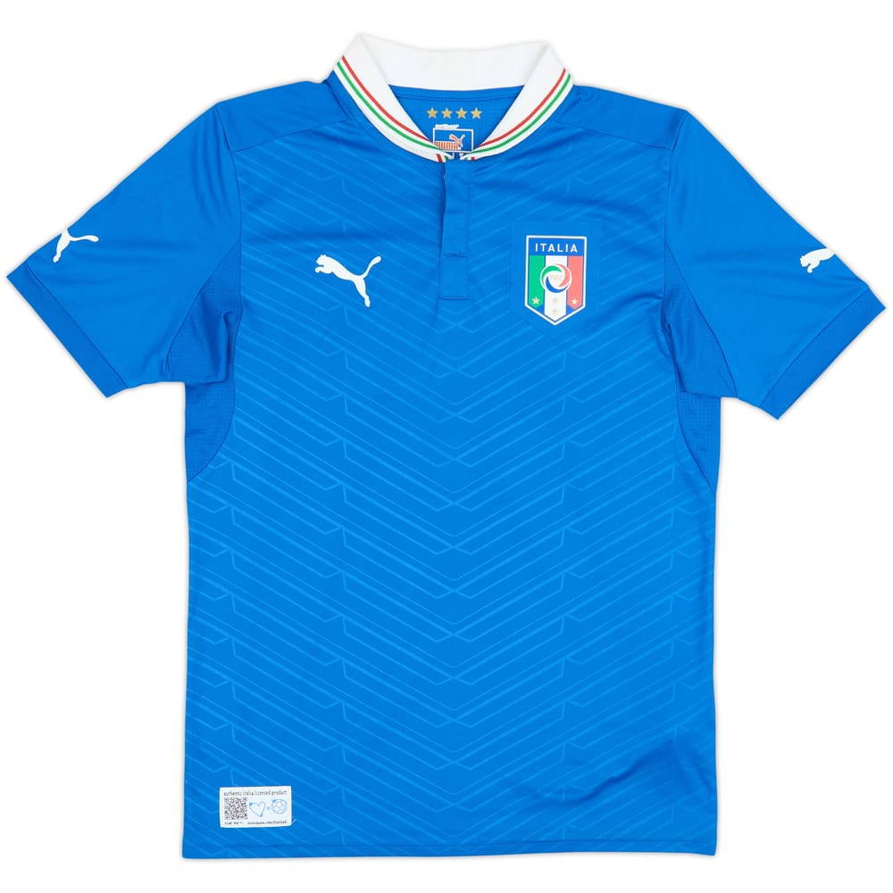 2012-13 Italy Home Shirt - 8/10 - (S)