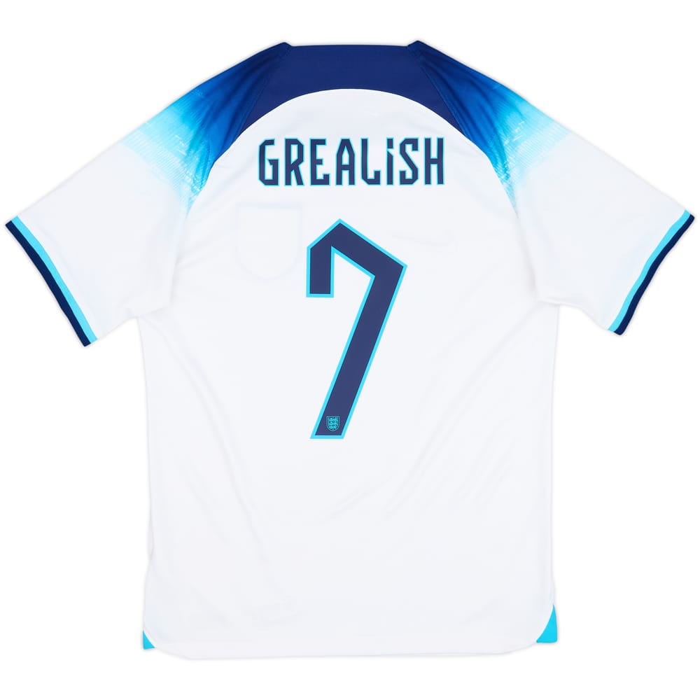 Camiseta de local de Inglaterra 2022-23 Grealish #7 - 5/10 - (S)