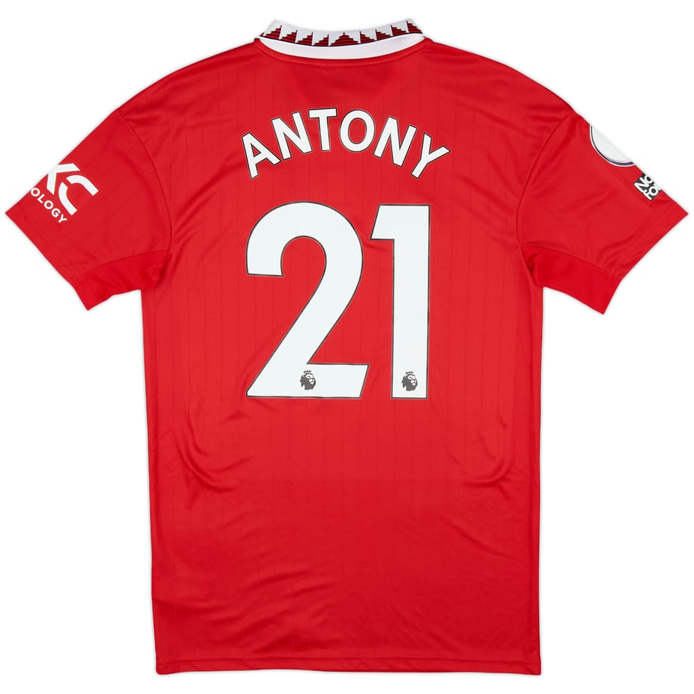 2022-23 Manchester United Home Shirt Antony #21 - 10/10 - (S)