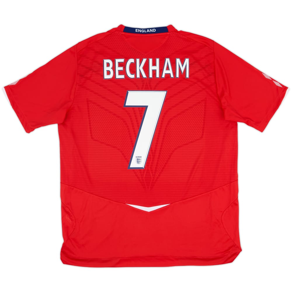 2008-10 England Away Shirt Beckham #7 (XL)