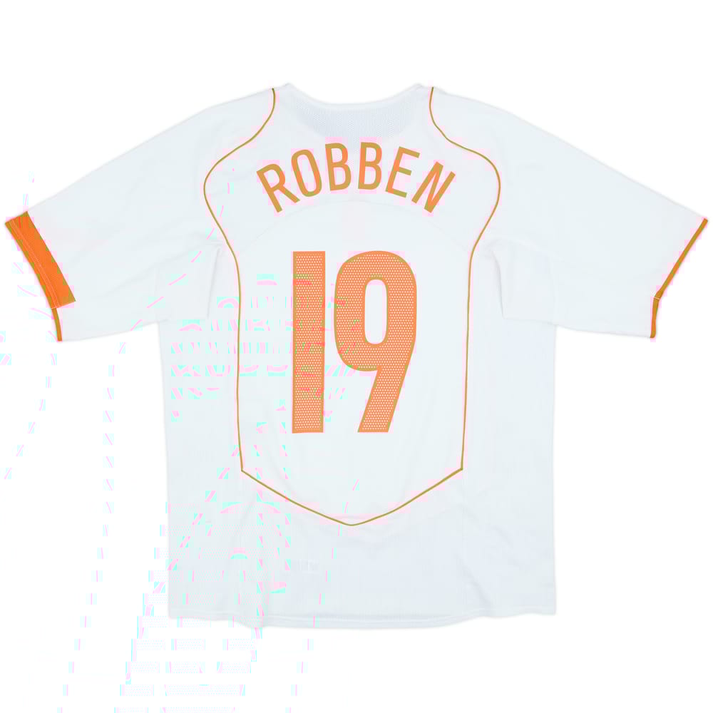 2004-06 Netherlands Away Shirt Robben #19 - 6/10 - (L)