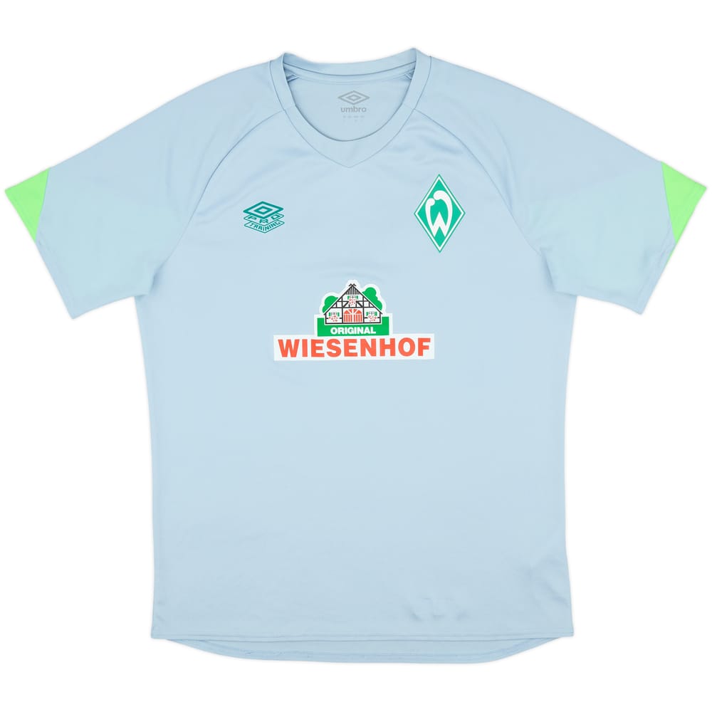 2018-19 Werder Bremen Player Issue Umbro Training Shirt - 9/10 - (L)