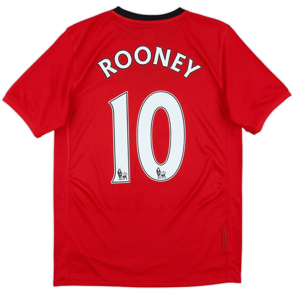 2009-10 Manchester United Home Shirt Rooney #10 - 10/10 - (XL.Boys)