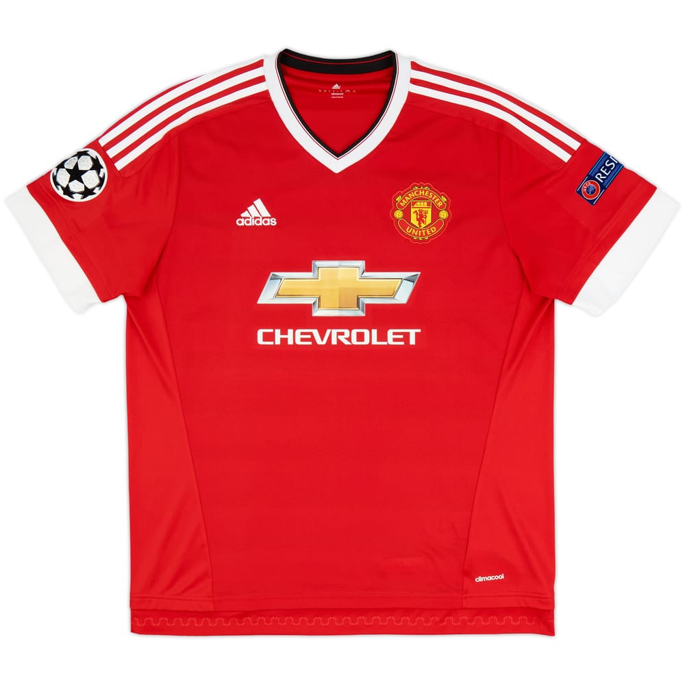 2015-16 Manchester United Home Shirt - 8/10 - (XL)