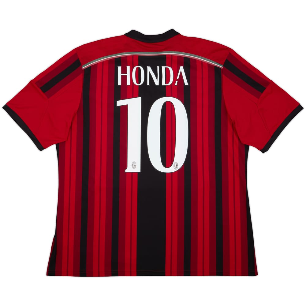 2014-15 AC Milan Home Shirt Honda #10 - 10/10 - (XXL)