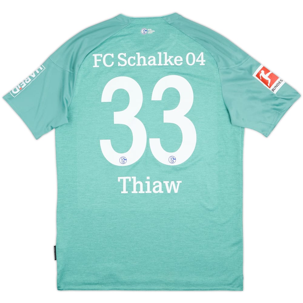 2020-21 Schalke Third Shirt Thiaw #33 - 10/10 - (L)