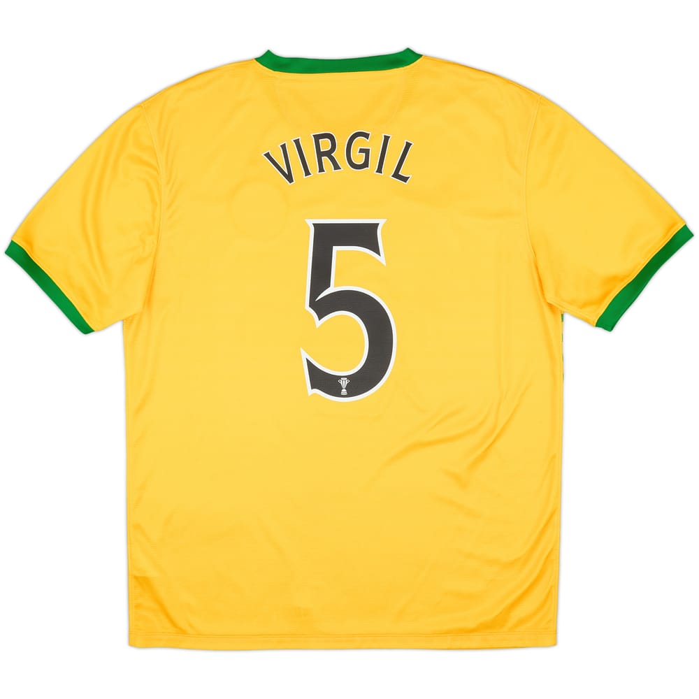 2013-14 Celtic Away Shirt Virgil #5 - 8/10 - (L)