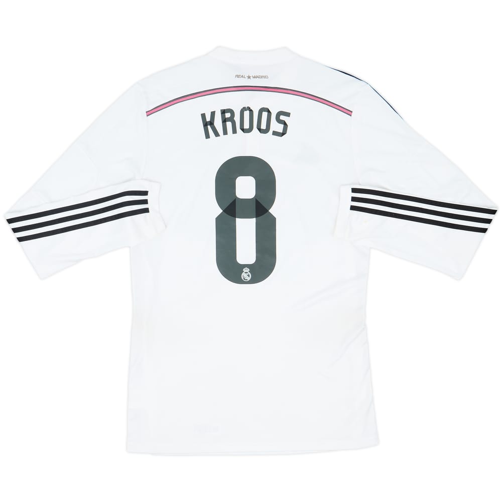 2014-15 Real Madrid Home L/S Shirt Kroos #8 - 5/10 - (L)