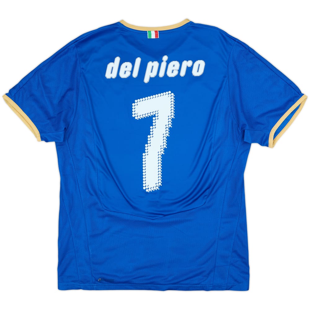 2007-08 Italy Home Shirt Del Piero #7 - 8/10 - (L)