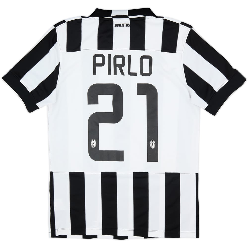 2014-15 Juventus Home Shirt Pirlo #21 - 8/10 - (M)