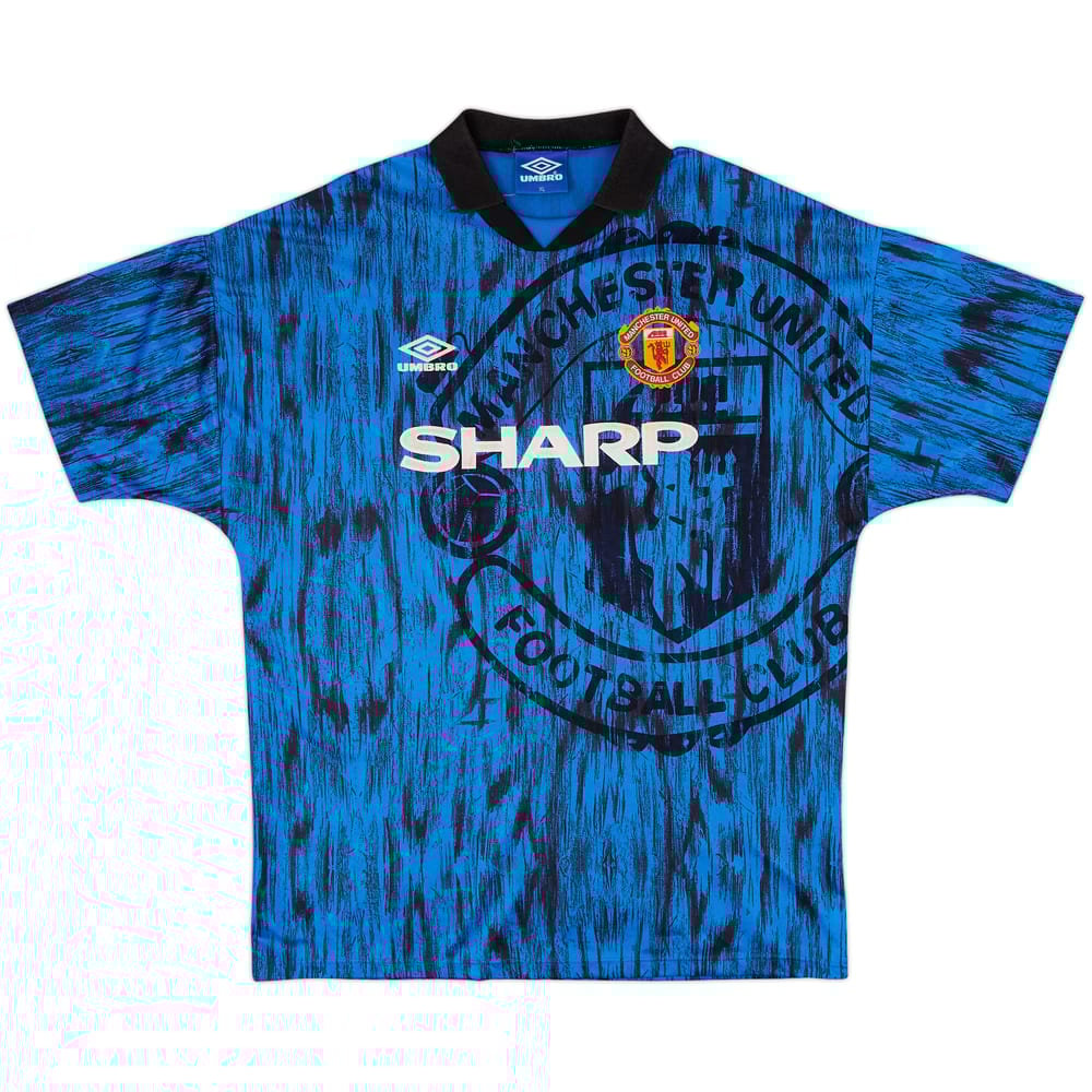 1992-93 Manchester United Away Shirt - 9/10 - (XL)