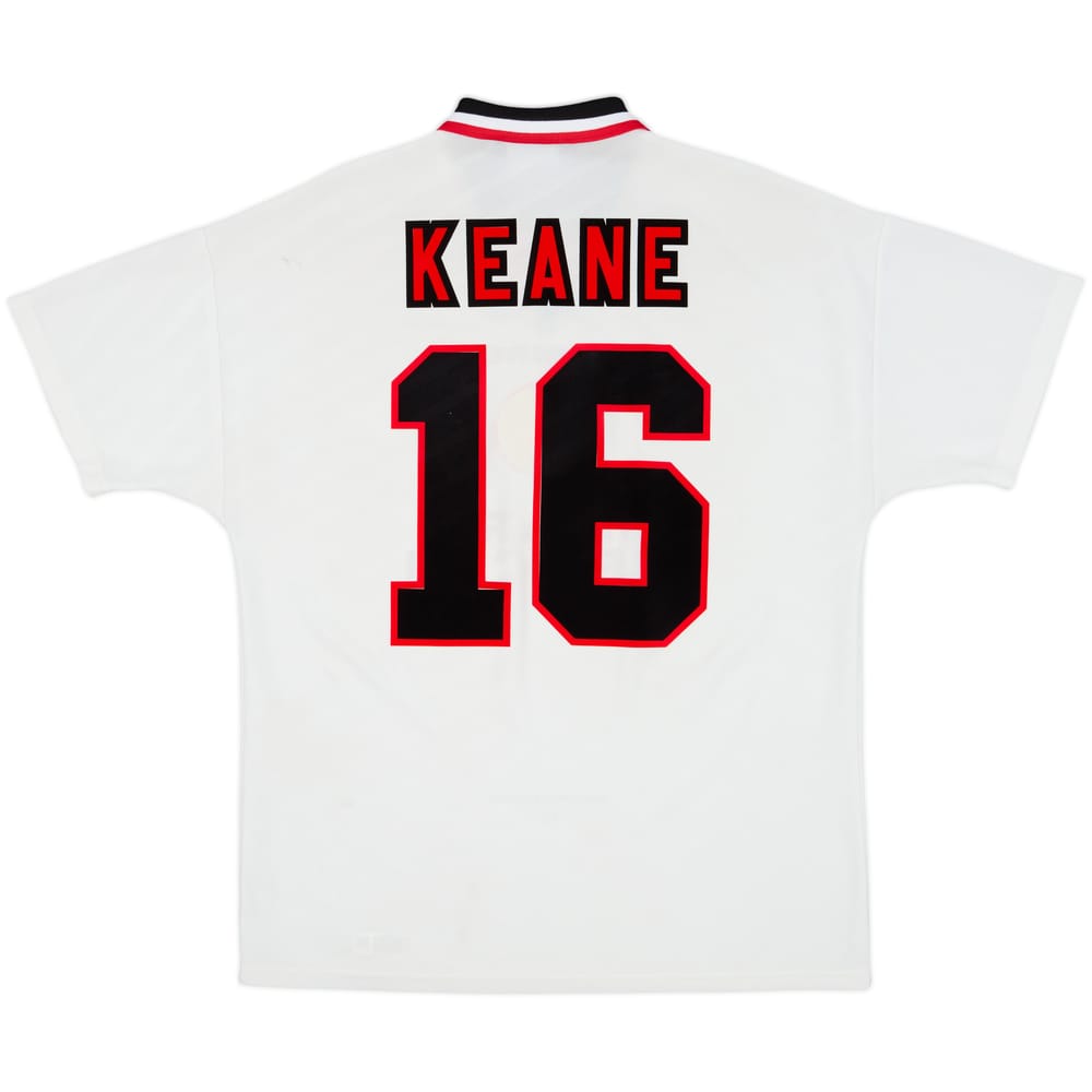1996-97 Manchester United Away Shirt Keane #16 - 6/10 - (L)