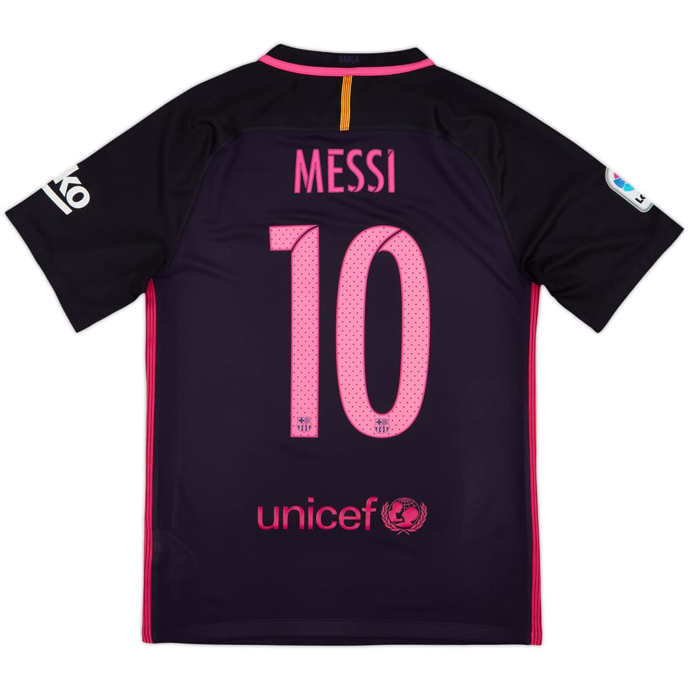 2016-17 Barcelona Away Shirt Messi #10 - 9/10 - (S)