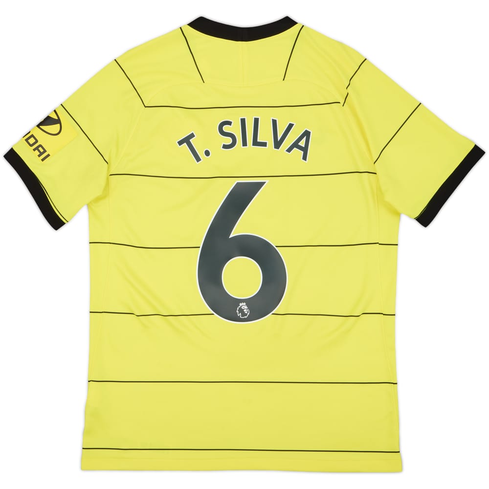 2021-22 Chelsea Away Shirt T.Silva #6 - 8/10 - (M)