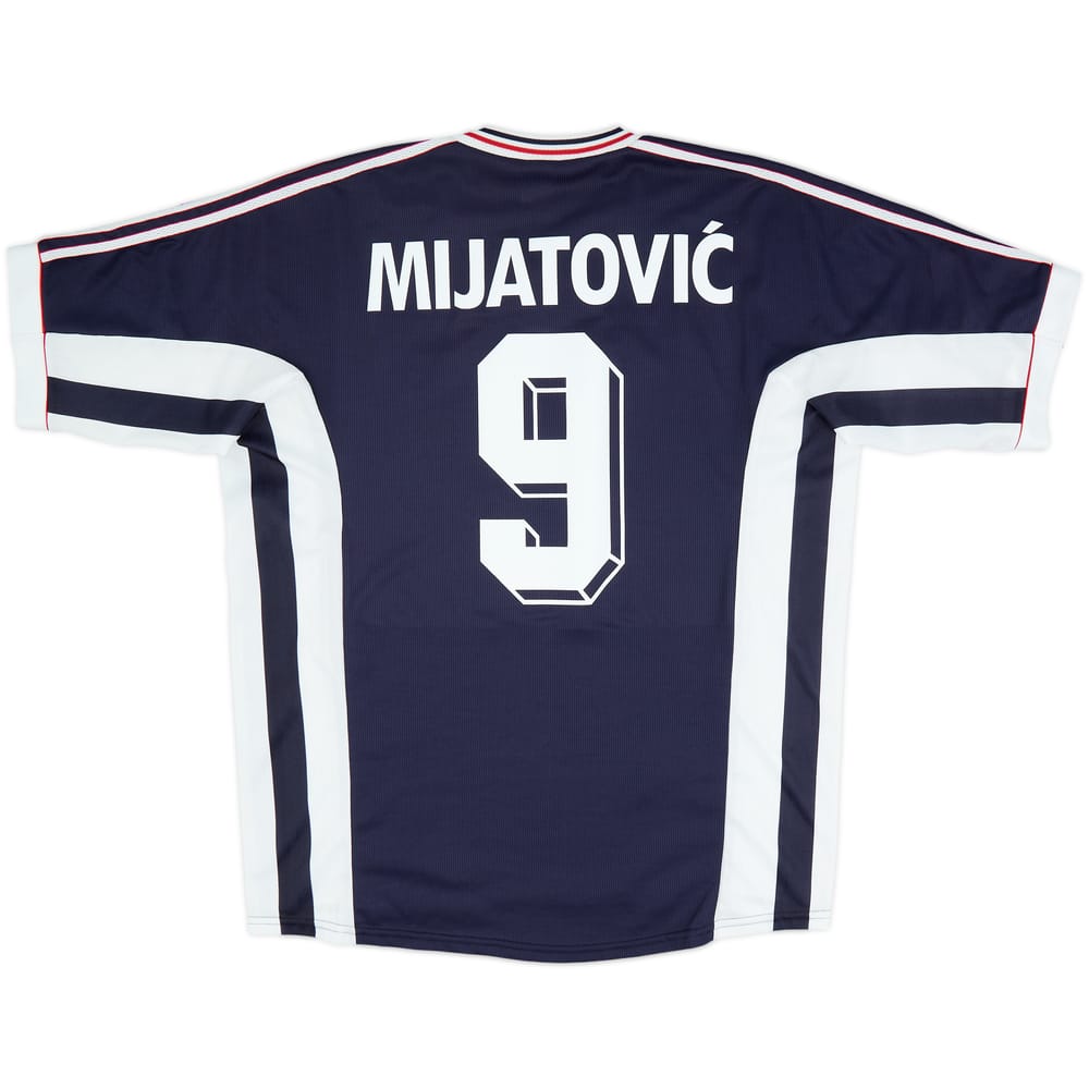 1998-99 Yugoslavia Home Shirt Mijatovic #9 - 8/10 - (L)
