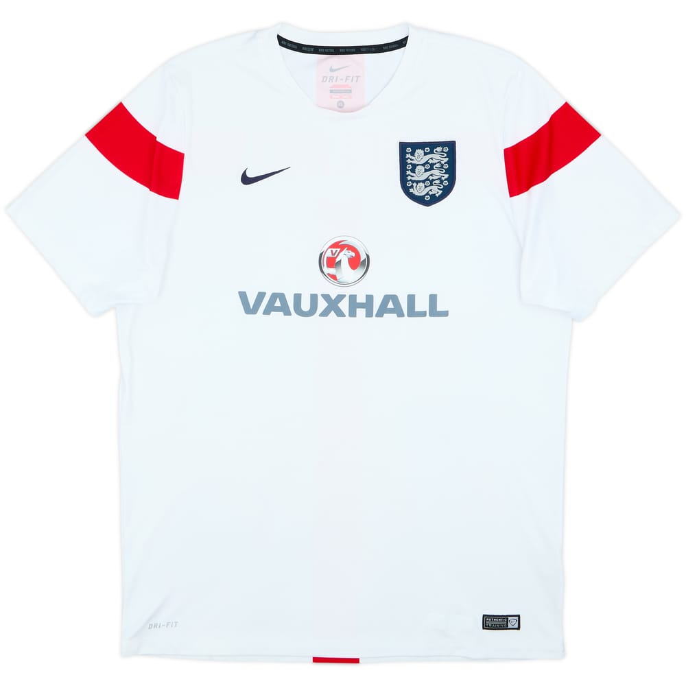 2014-15 England Nike Training Shirt - 8/10 - (XL)