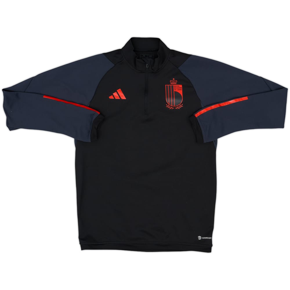 2022-23 Belgium adidas 1/4 Zip Drill Top - 10/10 - (S)