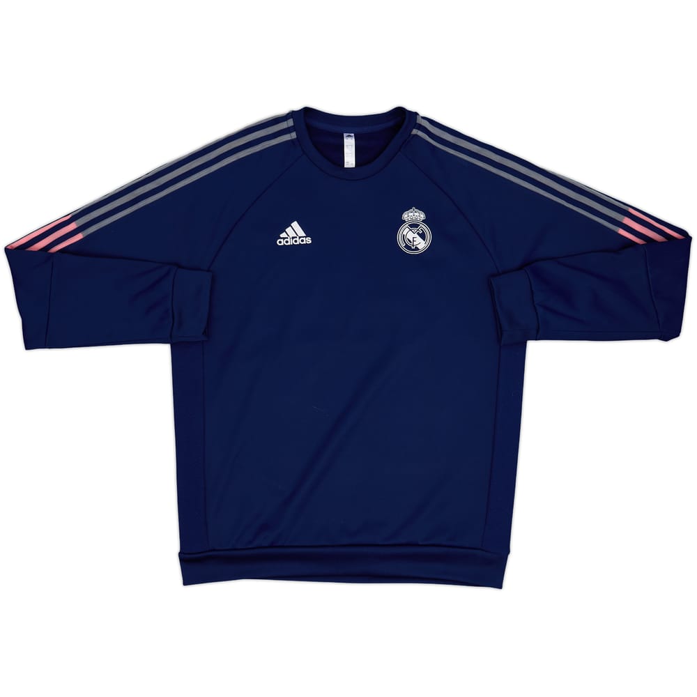 2020-21 Real Madrid adidas Sweat Top - 9/10 - (L)