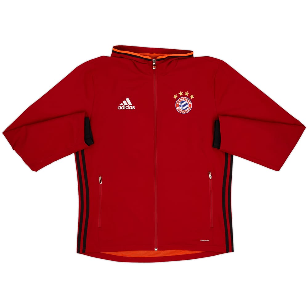 2016-17 Bayern Munich adidas Hooded Track Jacket - 8/10 - (M)