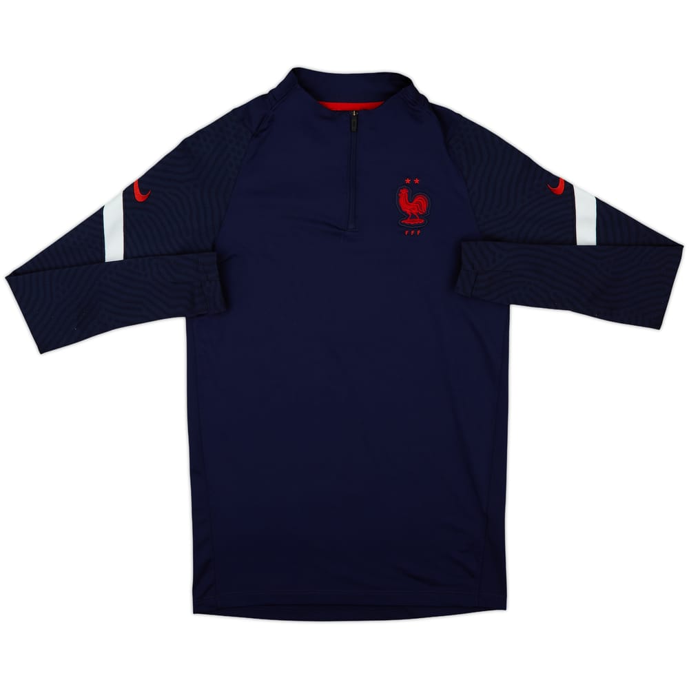 Top de entrenamiento Nike 1/4 Zip de Francia 2020-21 - 8/10 - (S)
