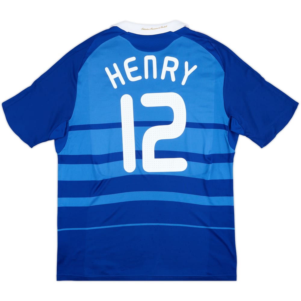 2008-09 France Home Shirt Henry #12 - 7/10 - (XL)