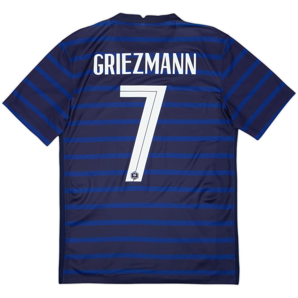 2020-21 France Home Shirt Griezmann #7 - 9/10 - (S)