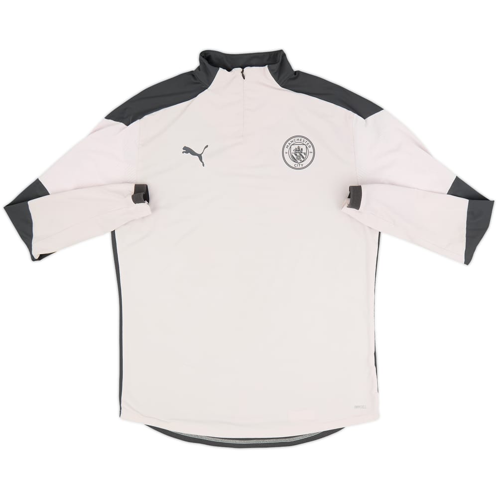 2020-21 Manchester City Puma 1/4 Zip Drill Top - 7/10 - (XL)