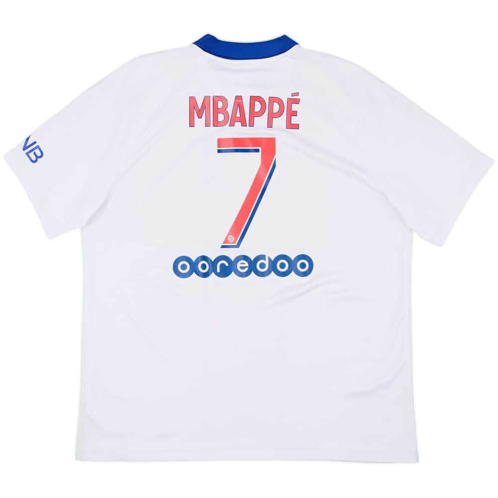 2020-21 Paris Saint-Germain Away Shirt Mbappe #7 - 7/10 - (XL)