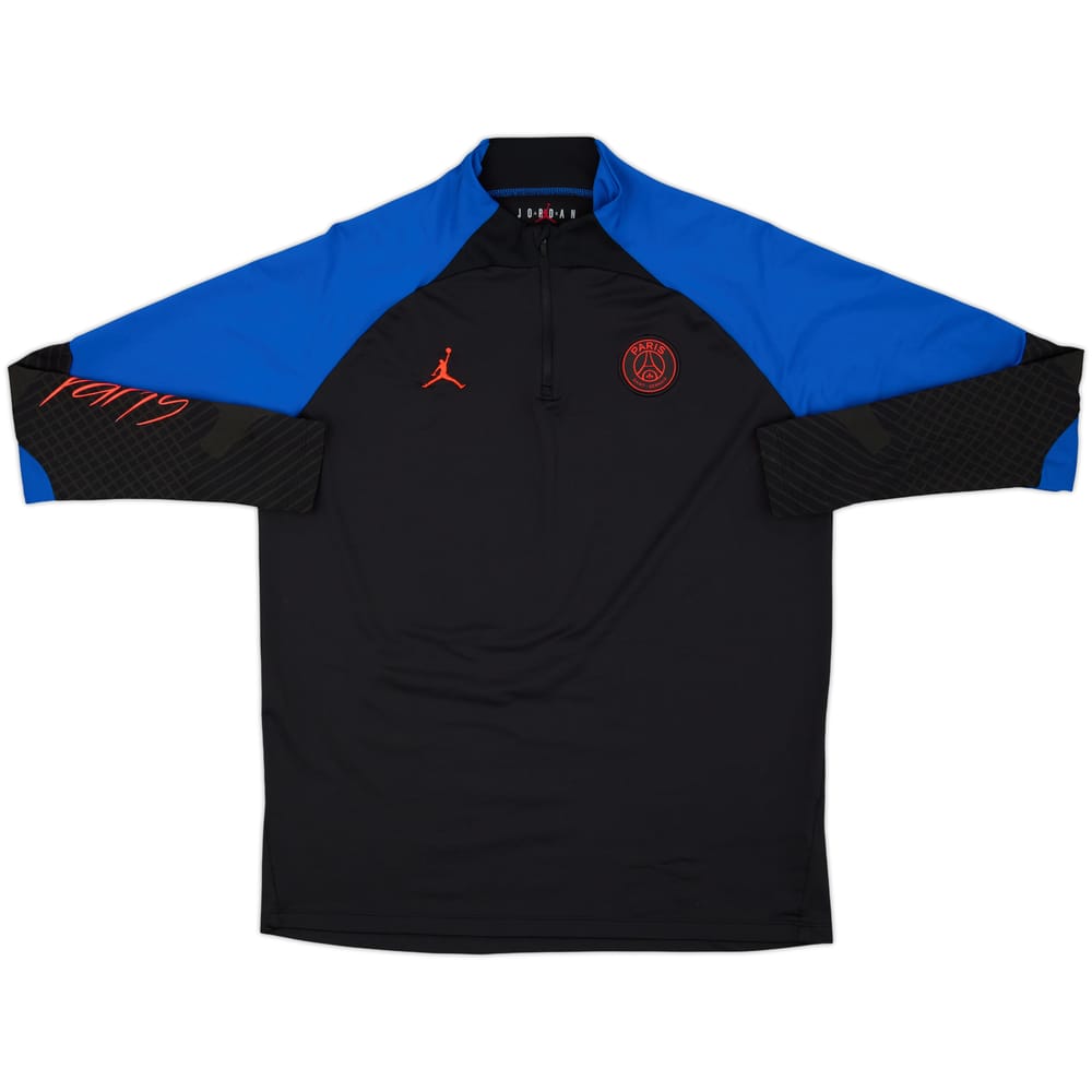 2022-23 Paris Saint-Germain Jordan/Nike 1/4 Zip Drill Top - 8/10 - (L)