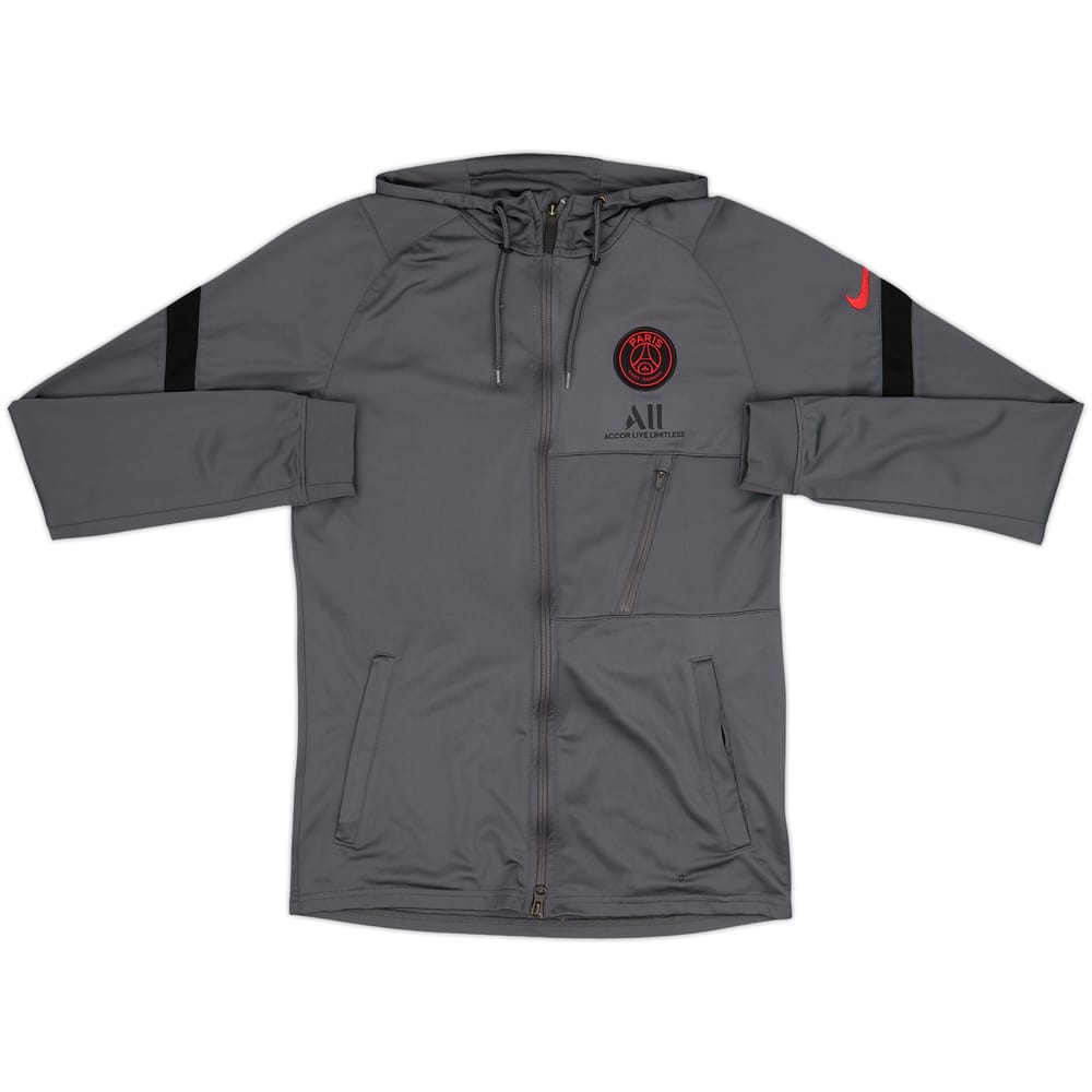 2021-22 Paris Saint-Germain Nike Hooded Track Jacket - 6/10 - (S)