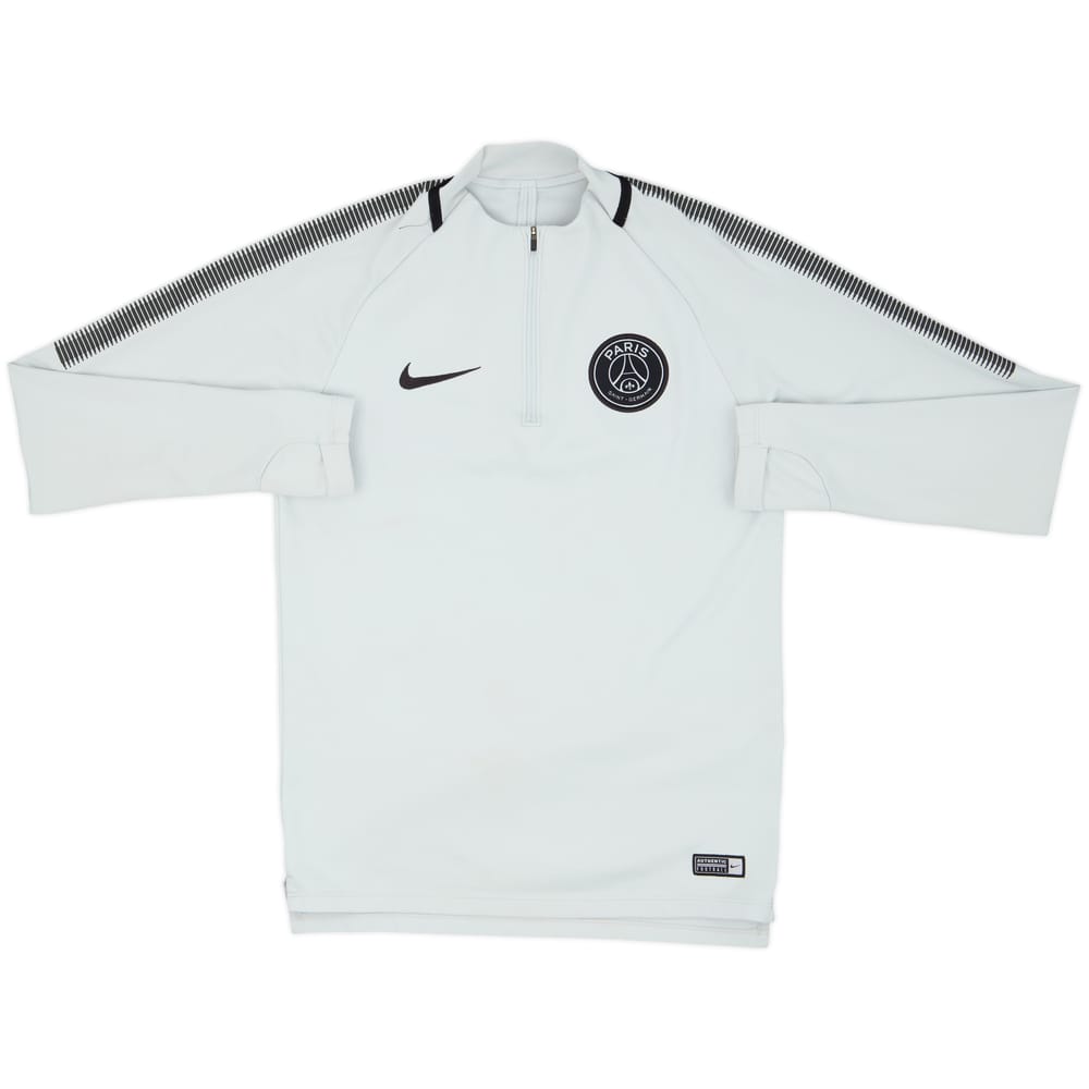 2017-18 Paris Saint-Germain Nike 1/4 Zip Drill Top - 7/10 - (S)