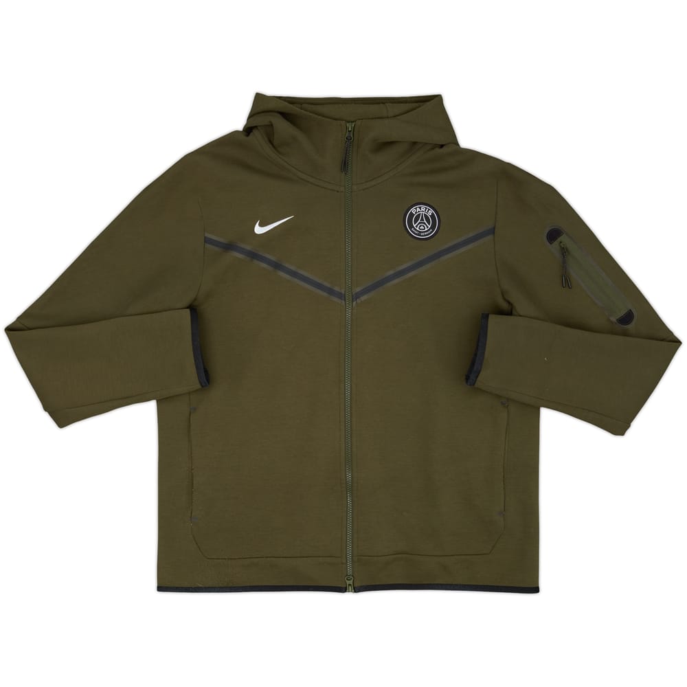 2019-20 Paris Saint-Germain Nike Hooded Track Jacket - 7/10 - (L)