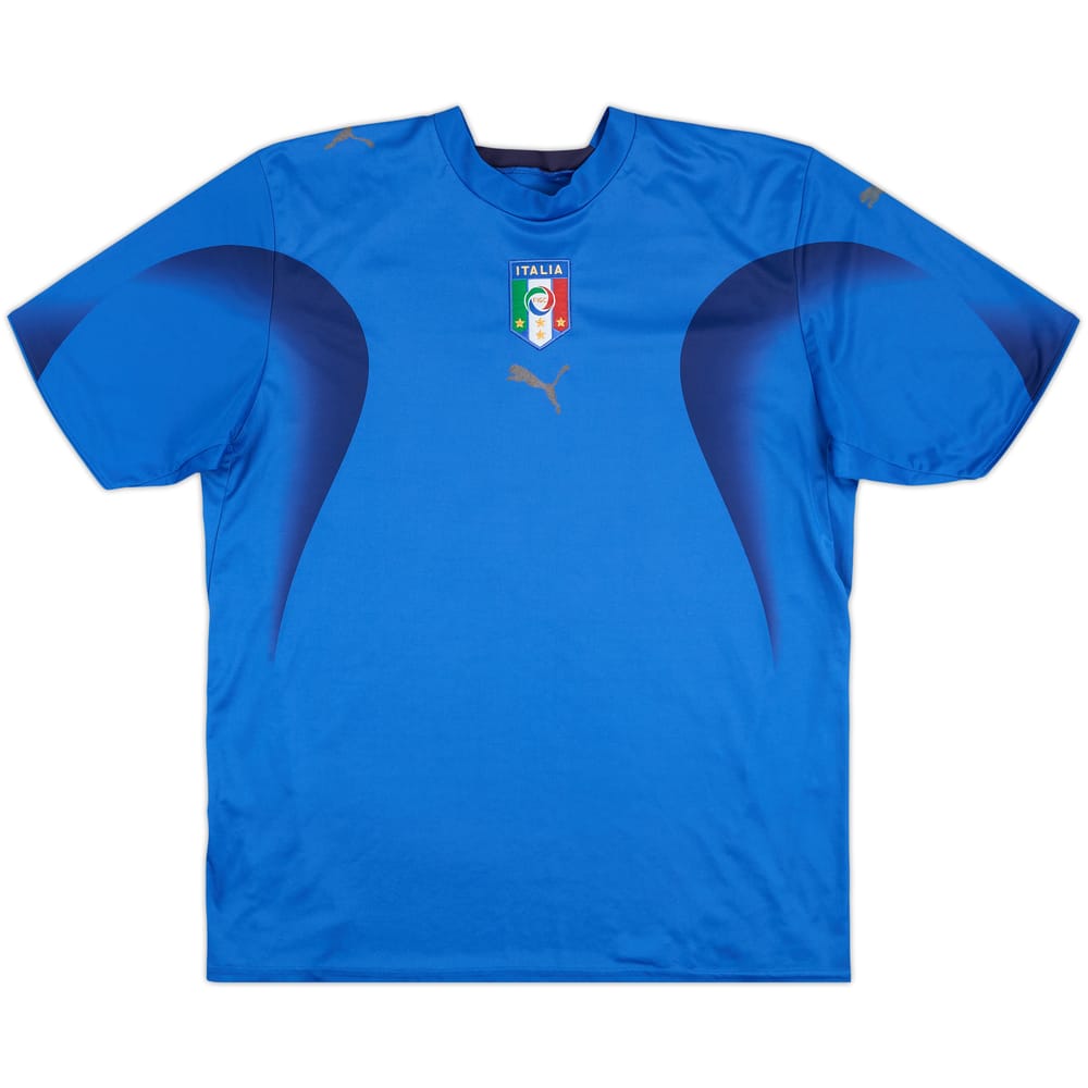 2006 Italy Basic Home Shirt - 4/10 - (XL)