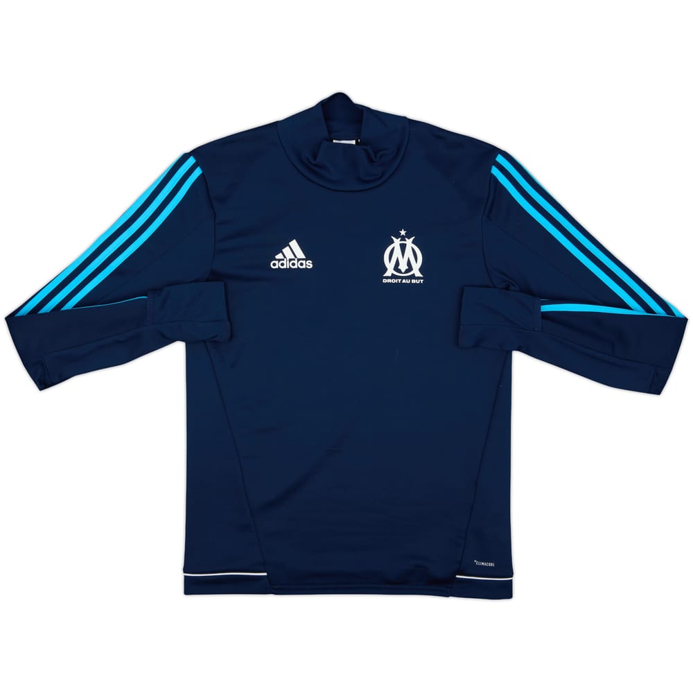 2017-18 Olympique Marseille adidas Sweat Top - 7/10 - (S)