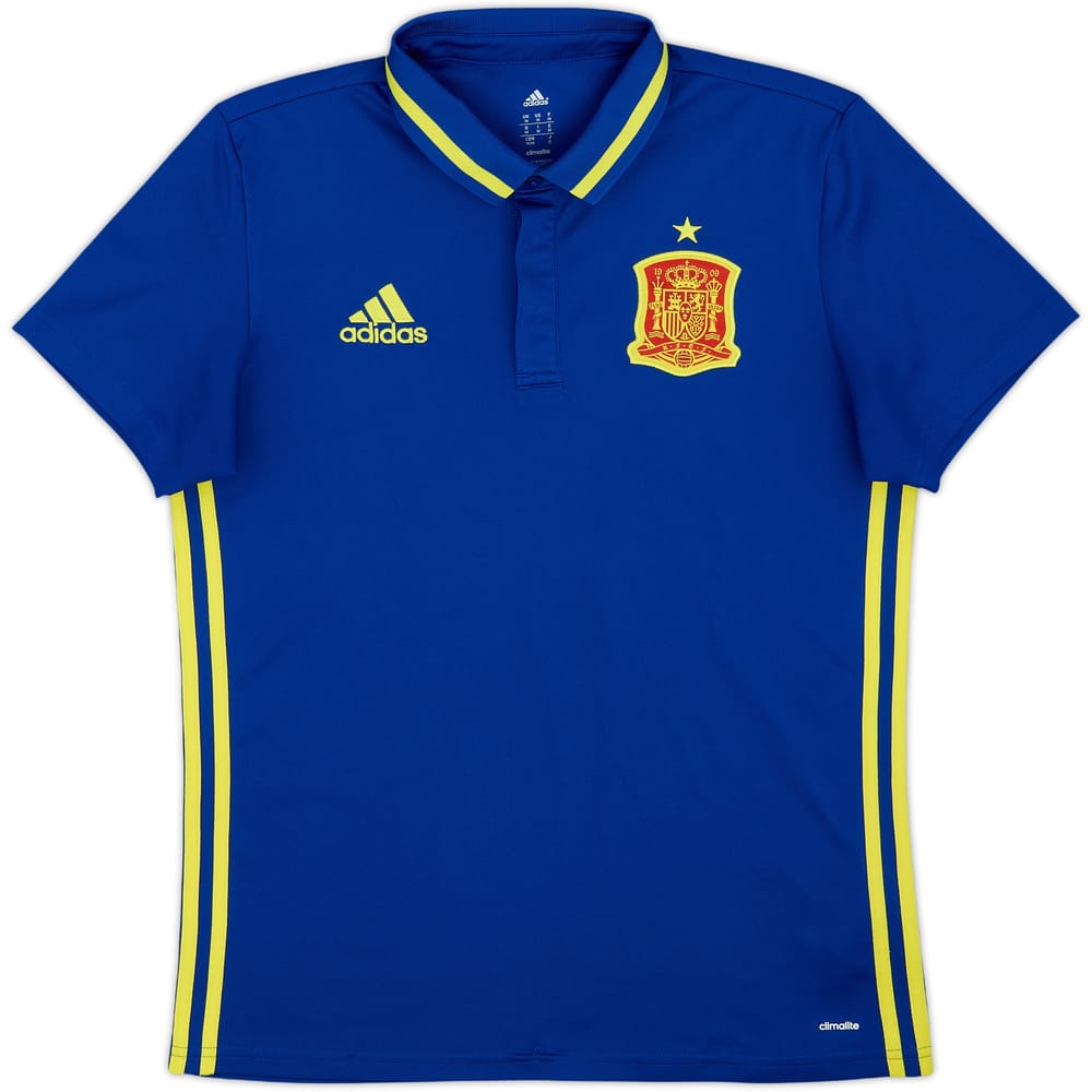 2016-17 Spain adidas Polo Shirt - 9/10 - (M)
