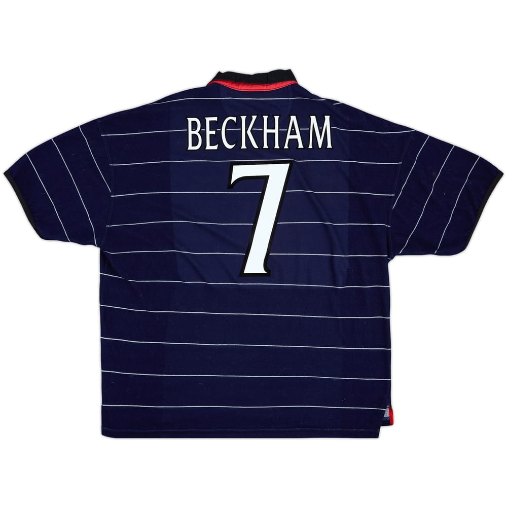 1999-00 Manchester United Away Shirt Beckham #7 - 8/10 - (XXL)