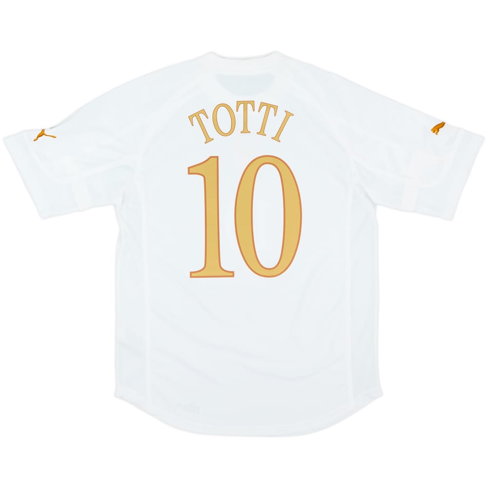2004-06 Italy Away Shirt Totti #10 - 8/10 - (L)