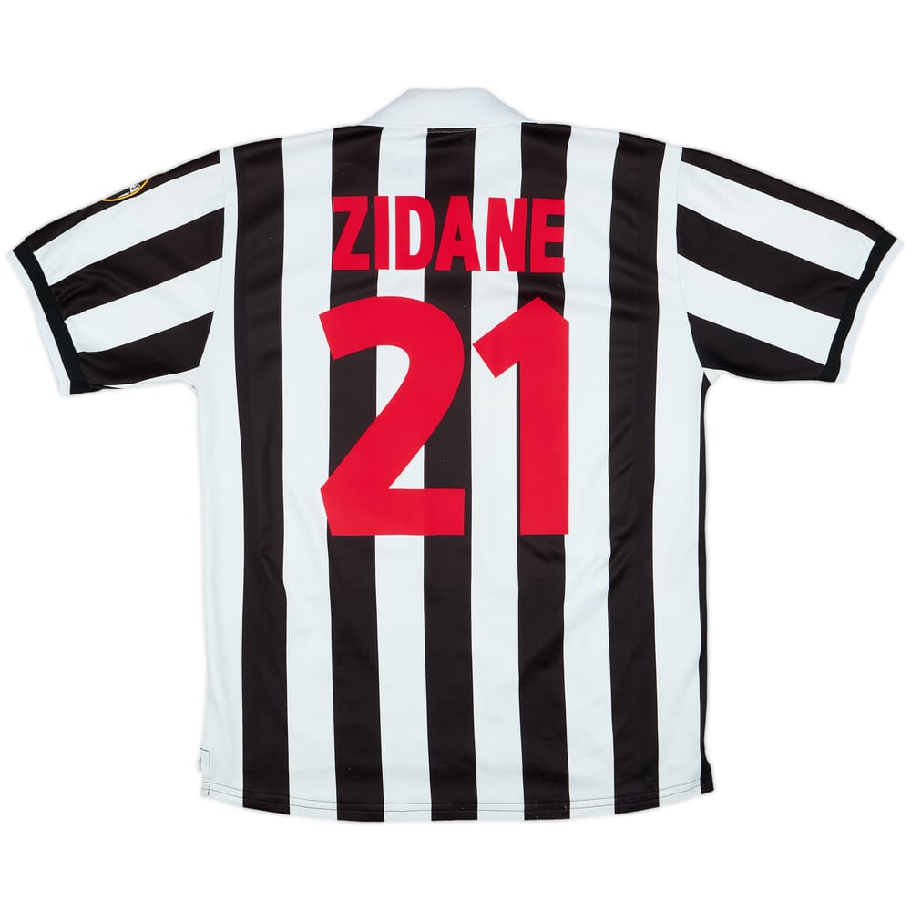 1998-99 Juventus Home Shirt Zidane #21 - 7/10 - (M)